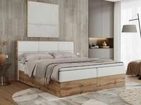 MKS M&Ouml;BEL Boxspringbett ALBERO 2 (Packung, Set, Polsterbett, T30-Schaum, Topper