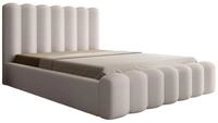Fun M&ouml;bel Polsterbett Doppelbett MACON in Stoff Euphoria (Kopfteil mit Steppung und