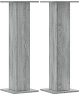 vidaXL Blumenst&auml;nder Pflanzenst&auml;nder 2 Stk. Grau Sonoma 30x30x95 cm Holzwerkstoff