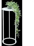 DanDiBo Blumenhocker Metall Wei&szlig; Rund 50-70 cm Blumenst&auml;nder 96483 60 cm