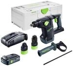 FESTOOL Akku-Kombibohrhammer KHC 18 EB-Basic 18 V 2,6 J SDS-Plus + 1x Akku 4,0 Ah +