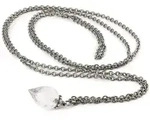 Trollbeads Kette mit Anh&auml;nger Fantasy Halskette mit Rosenquarz, TAGFA-00078