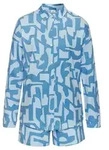 s.Oliver Shorty (Set, 2 tlg) mit grafischem Print blau 44/46