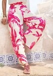 LASCANA Palazzohose mit weitem, lockerem Bein in sommerlichem Allover-Print, luftige