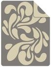 Wohndecke CORI, 150 x 200 cm, Grau, Beige, s.Oliver, Mischgewebe