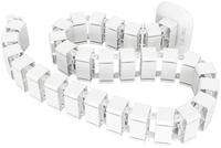 Duronic Kabelkanal CM1DM WE, Flexibles Kabelkanal, Kabelschlange&nbsp;f&uuml;r Workstation