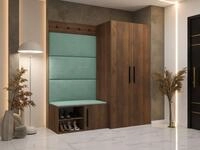 MIRJAN24 Garderoben-Set Medi I, (Dreht&uuml;renschrank, Schuhschrank, 4x Paneel 84x42),