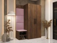 MIRJAN24 Garderoben-Set Medi IV, (Dreht&uuml;renschrank, Schuhschrank, 4x Paneel 42x42),