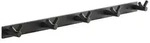 SO-TECH&reg; Garderobenleiste Hakenleiste Blackline CORA V schwarz pulverbeschichtet (1