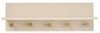 House Nordic Garderobenhalter Nika Wandgarderobe 5 Haken beige.