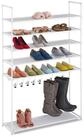relaxdays Schuhregal mit Stiefelfach, wei&szlig;