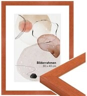 WANDStyle Bilderrahmen H430, Kirschbaum-Optik, aus Massivholz im Stil Klassisch