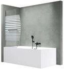 Mai & Mai Badewannenaufsatz Duschwand f&uuml;r Badewanne Badewannenfaltwand ESG GLAS C112