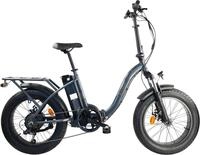 LLobe E-Bike Faltrad Elektro Faltrad 20" Terrain grau, 7 Gang Shimano Tourney