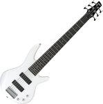 Ibanez E-Bass GIO GSR186-PW Pearl White, Soundgear, E-Bass, 6-Saiter Bass mit 2