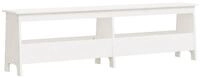 vidaXL Sitzbank Flurbank Wei&szlig; 160x28x45 cm Massivholz Kiefer