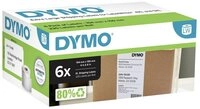 DYMO Etiketten DYMO Etiketten Rolle 104 x 159 mm Wei&szlig; 6 Rollen Wiederabl&ouml;sbar