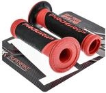 PROGRIP Fahrradlenkergriff Motorrad Lenkergriffe 732 Rot Schwarz Gummi 22mm 25mm