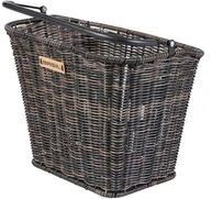 Basil Fahrradkorb BASIL Bremen Vorderradkorb Alu Rattan Look braun
