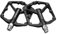 ROCKBROS Fahrradpedale set in Schwarz aus Aluminiumlegierung mit Anti-Rutsch-Stifte