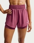 Nike Shorts Nike One Women's Dri-FIT High-Waisted 3" 2-in-1 Shorts mit Taschen am