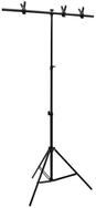 vidaXL Fotohintergrund Hintergrundst&auml;nder T-Form Schwarz 91x60x(70-200) cm