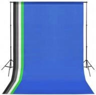 vidaXL Fotohintergrund, Fotostudio-Set mit Beleuchtung und Hintergrund