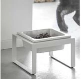 Yamazaki Futternapf Tower Einzelnapf 1 Schale Metallgestell f&uuml;r Hunde und Katzen,