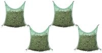 vidaXL Futterspender Heunetze 4 Stk. Quadratisch 0,9x1,5 m PP