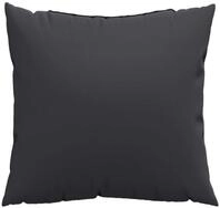 vidaXL Sitzauflage Sofakissen 4 Stk. Schwarz 40x40 cm Stoff, (4 St)