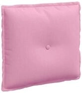 vidaXL R&uuml;ckenkissen R&uuml;ckenkissen Rosa 50 x 19 x 45 cm Stoff, 1-tlg.