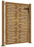 vidaXL Gartentor Gartentor 100x150 cm Cortenstahl Quadratisches Design