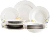 M&Auml;SER Tafelservice Zibal (18-tlg), 6 Personen, Porzellan, Teller Set
