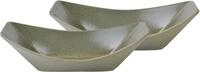 CreaTable Servierschale Boat, Steinzeug, (Set, 2-tlg), Snackschale, Topaktueller