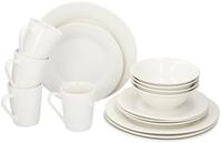 Alpina Fr&uuml;hst&uuml;cks-Geschirrset alpina Geschirrset 16-teilig - 4 Personen - wei&szlig;,
