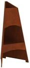 vidaXL Feuerstelle Feuerstelle Rostig 50 x 50 x 95 cm Wetterfeststahl, (1-St)
