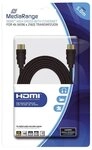 Mediarange HDMI-Kabel High Speed - 4K mit Ethernet vergoldete Kontakte 18 Gbit/s