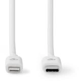 Nedis CCGL39650WT20 USB-Kabel, Lightning Kabel, Lightning Kabel, Apple Lightning
