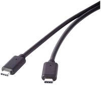 Renkforce USB 3.2 Gen (2x2) Anschlusskabel USB-C&reg;/USB-C&reg; 1 m RF-4381071 USB-Kabel,