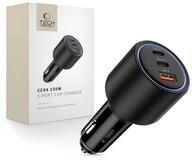TECH PROTECT CC04 3 Port PD130W AutoLadeger&auml;t Smartphone-Ladeger&auml;t