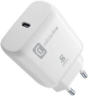 Cellularline USB Typ-C Super Fast Travel Charger 25W White USB-Ladeger&auml;t