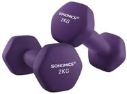 SONGMICS Kurzhantel Hanteln, 5 Gewichtsklasse, (2er Set Neopren-Beschichtung,