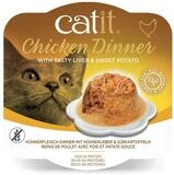 Catit Dinner Huhn mit Leber & S&uuml;&szlig;kartoffel 80 g, Trockenfutter f&uuml;r: Katze
