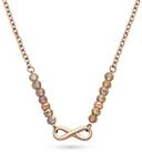 s.Oliver Kette mit Anh&auml;nger Infinity Beads, Unendlichkeitsschleife, mit