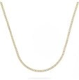 FAVS Collier FAVS Damen-Kette 375er Gelbgold