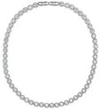 FAVS Silberkette FAVS Damen-Kette 925er Silber 55 Zirkonia
