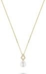 CHRIST Goldkette CHRIST Damen-Kette 375er Gelbgold 1 S&uuml;&szlig;wasserperle