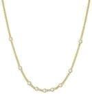 Ania Haie Edelstahlkette Round Stone 925er Sterlingsilber
