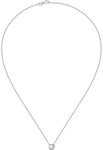 FAVS Collier FAVS Damen-Kette 375er Gelbgold Zirkonia