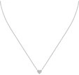 FAVS Silberkette FAVS Damen-Kette 925er Silber 15 Zirkonia Herz